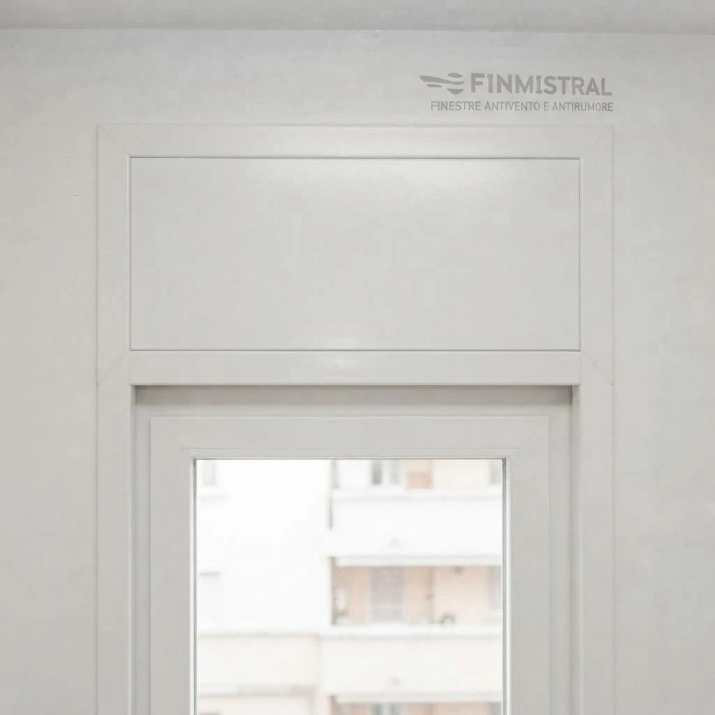 Installazione di Finestra Antitraffico a Genova e schiumatura del varco di un cassonetto coibentato e Tapparella in PVC in zona Centro città